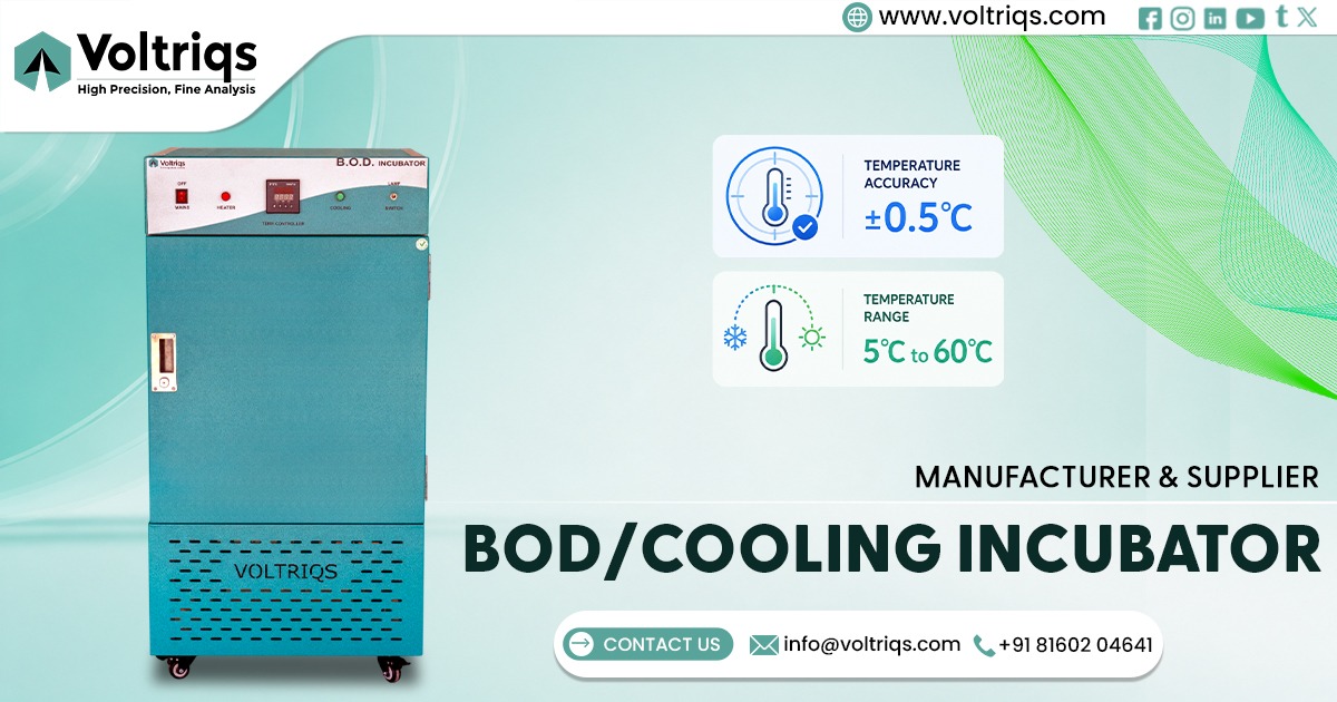 BOD Cooling Incubator by Voltriqs Tech Solution