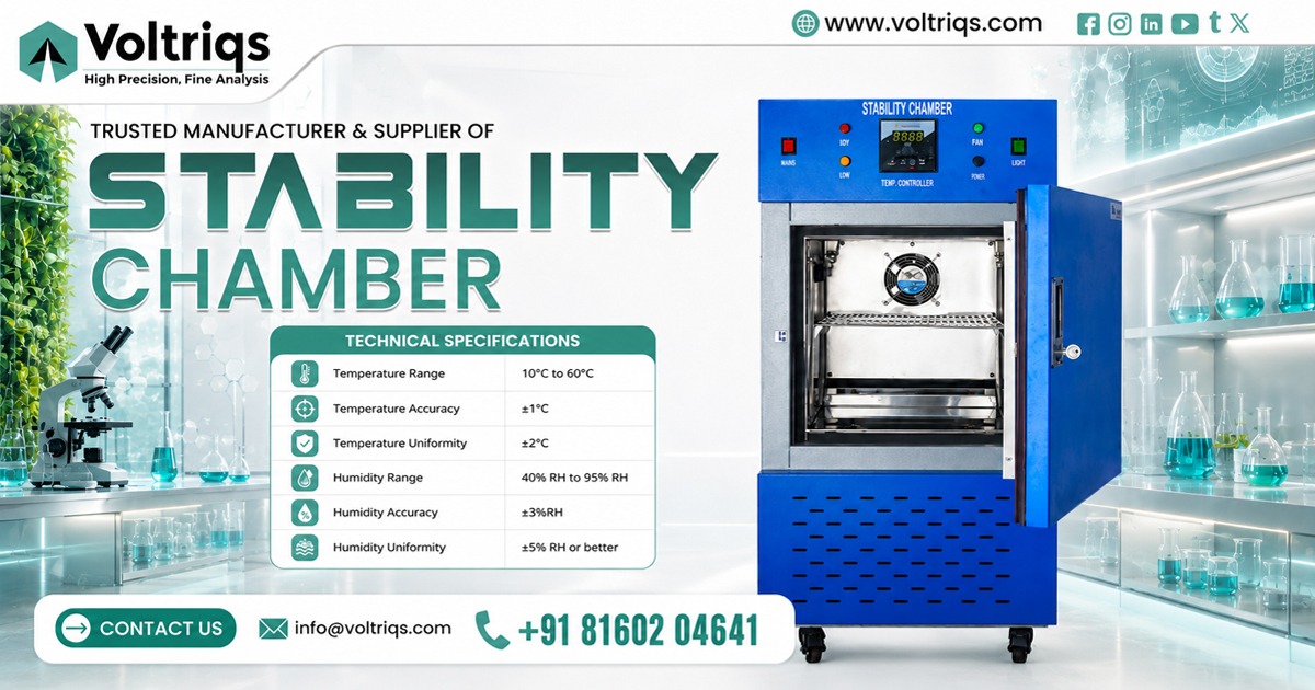 Stability Chamber Manufacturer in Ahmedabad