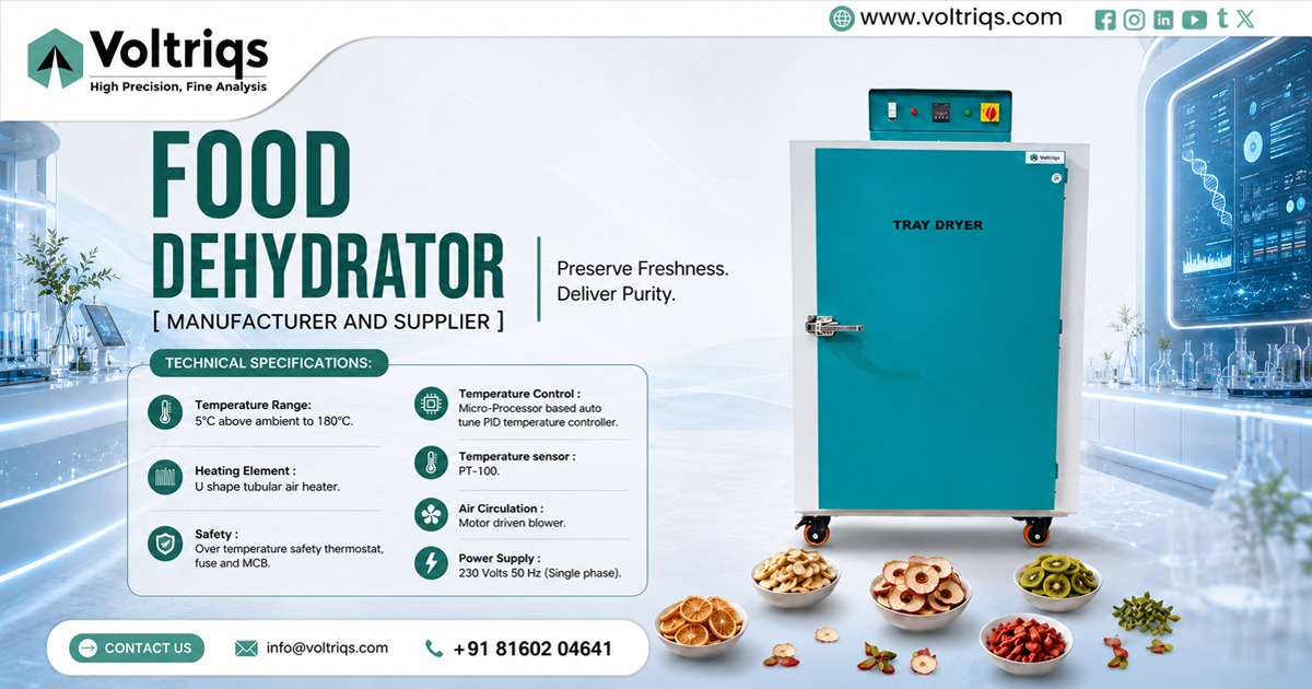 Top Food Dehydrator Manufacturer in Ahmedabad