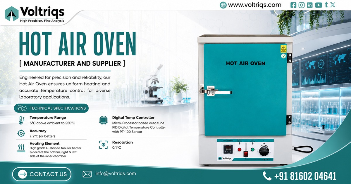 Industrial Hot Air Oven Supplier in Hyderabad