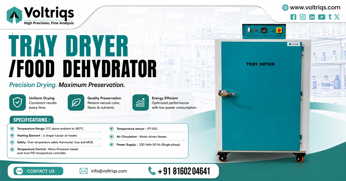 Tray Dryer Machine Supplier in Bhopal