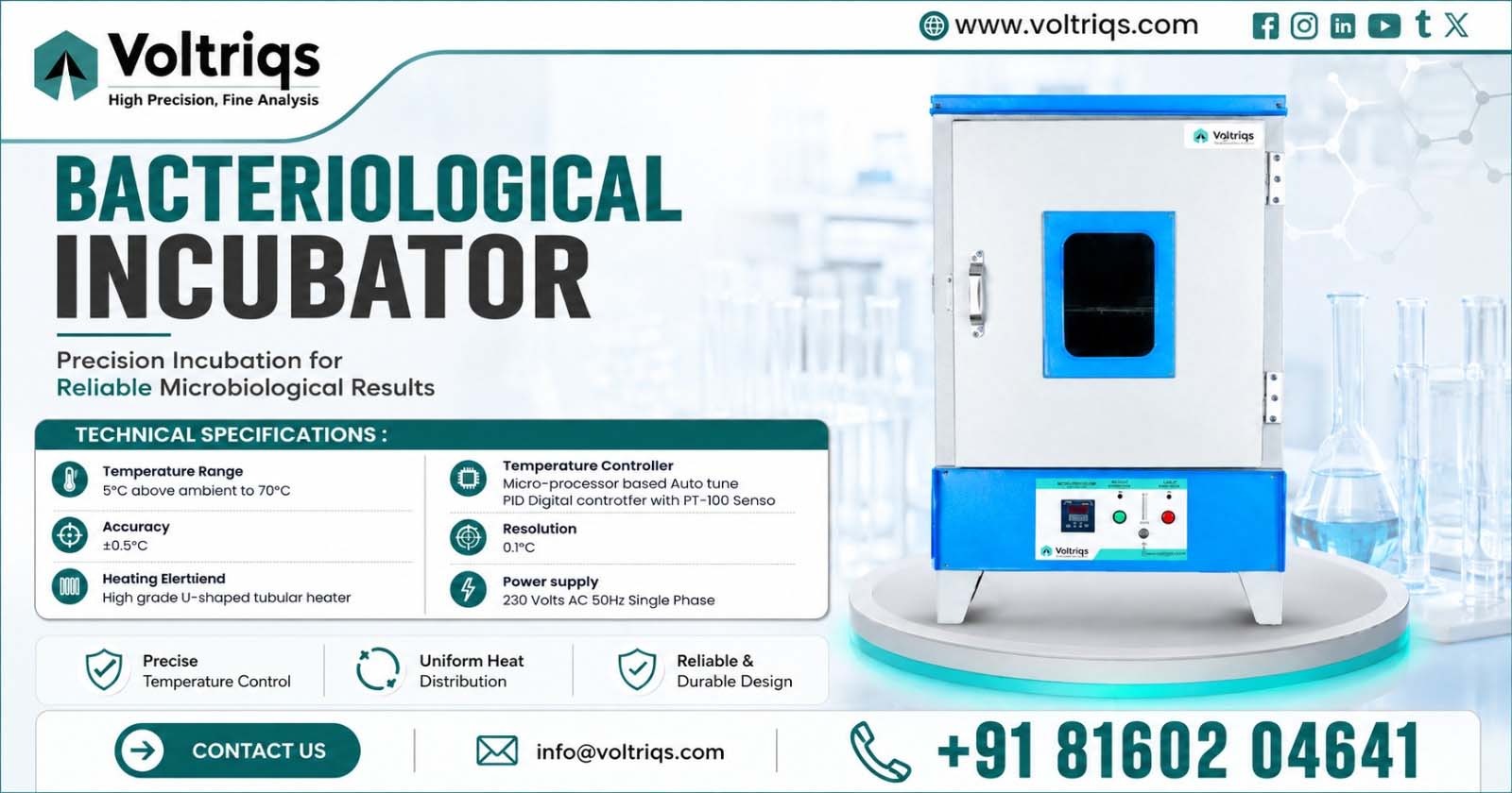 Bacteriological Incubator in Pune