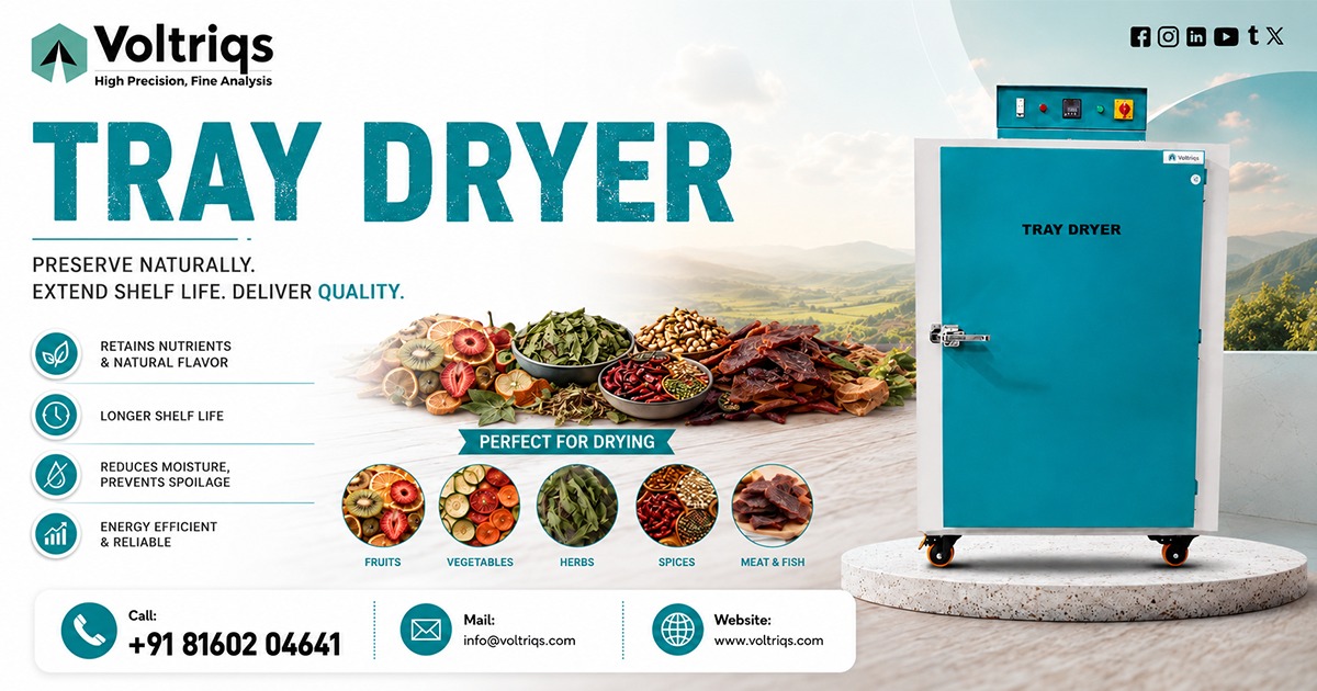 Tray dryer Supplier in Mysuru